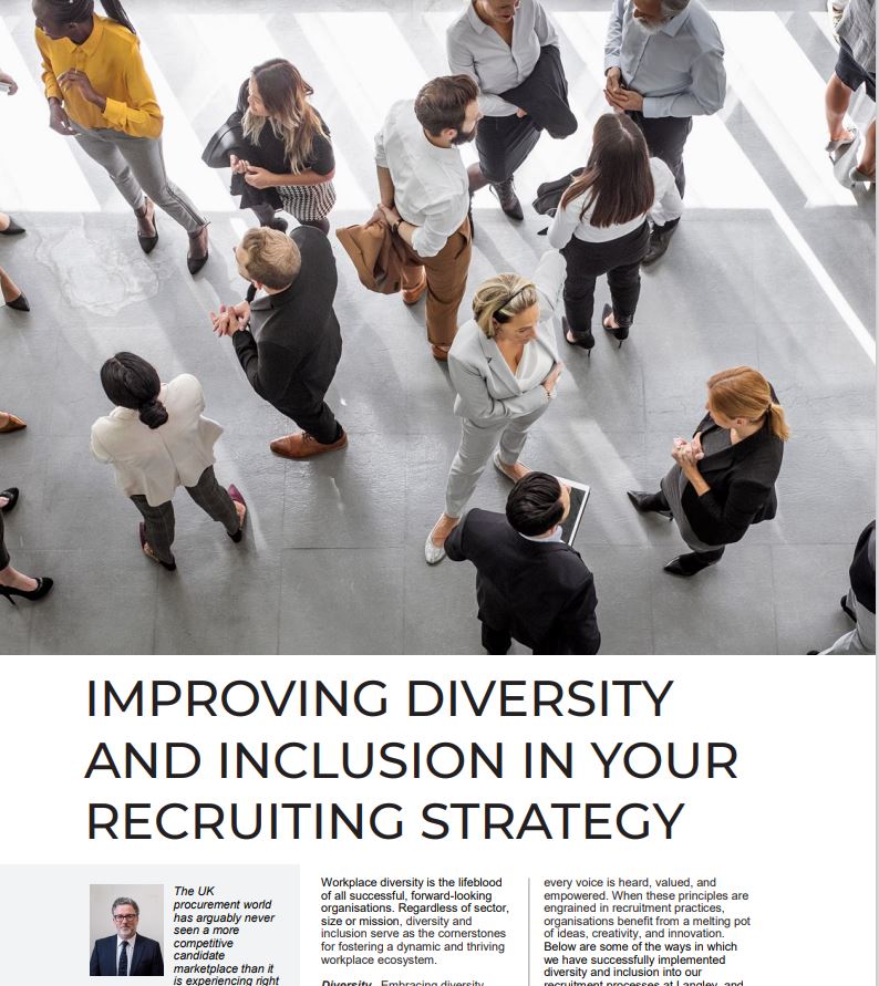 IMPROVING DIVERSITY  AND INCLUSION IN YOUR  RECRUITING STRATEGY